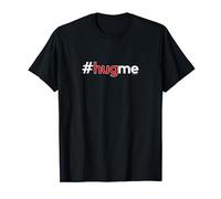 Valentines Day Gifts for Him Her | Hashtag Hug Me Heart Red T-Shirt