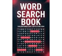 Valentines Day Gifts for Him: Word Search Book: 100 Hard Puzzles with Solutions for Adults and Teens