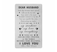 Valentines Day Gifts for Husband, Anniversary Card, Romantice I Love You Gifts for Husband from Wife