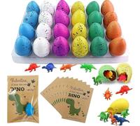 Valentines Day Gifts for Kids - 24 Pack Dinosaur Egg Hatching Card Bulk,Funny Dino Valentine Exchange Cards Gift for Kids School Class Classroom Playtime Party Rewards Favors