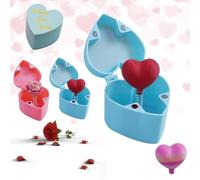 Valentines Day Gifts for Kids Classroom Student Heart Rose Boxes Creative Love in a Box Made The Pop-up Design Adds an Element of Surprise Perfect for Birthdays and Personal Celebrations (Blue)