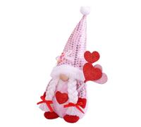 Valentines Day Gnomes - Polyester + PP Cotton, 11.42x4.72x3.15in Valentine Day Decorations Romantic Dwarf Doll | Whimsical Home & Office Figurine, Cute Decorative Gnome For Bedroom, Living Room