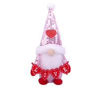 Valentine's Day Gnomes Seasonal Office Decor | Romantic Gnome for Bedroom, Living Room, Study, Library, Fireplace, Showcase, Bedside Dressing Table, Bedside Table