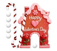 Valentine's Day Golf Game | Indoor Game For Valentine's Day - Party Golf Course With Balls And Clubs - For Golfer Couples, Men, Women, Holiday, Family Parties, Home