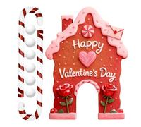 Valentine's Day Golf Game Set - 30cm Valentine's Day Game | Mini Golf Course With Club & Balls | For Couples Men Women Golfers Family Holiday Party Lovers Gift