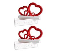 Valentine's Day Heart Gift Box Plastic Gift Box with Red Heart Lid For Wedding Showers Party Gift Wedding Baby Anniversary window boxes wrapping gift box flower boxes floral treat gift trea