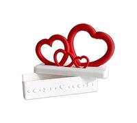 Valentine's Day Heart Gift Box Plastic Gift Box with Red Heart Lid For Wedding Wedding Anniversary Baby Party Showers Gift heart arrangements flower heart-shaped box flower box flower day caj