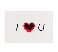 Valentine's Day Heart-shape Greeting Card Design Love Stereo I Love You Card Birthday Card For Lover Gift Card Email Delivery