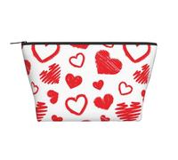 Valentines Day Heart, Toiletry Pouch Makeup Bag Cosmetic Bag Portable Travel Toiletry Bag