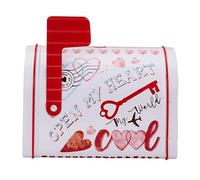 Valentine's Day Letter Box - Small Decorative Box Love , Heart Collection Box Card Storage, Gift Container | Love Messages Celebration Valentines Keepsake Exquisite Perfect Loved