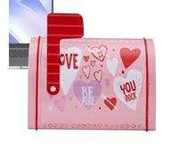 Valentine's Day Letter Box - Small Decorative Box Love , Heart Collection Box Card Storage, Gift Container | Love Messages Celebration Valentines Keepsake Exquisite Perfect Loved