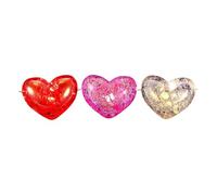 Valentines Day Light, Heart String Lights with Timer, Battery Operated, 10FT 30LEDs Heart Lights, for Romantic Gift Wrapping, Window, Bedrooms, Living Rooms, Tree Decorations (White)