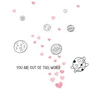 Valentines Day Love Card Anniversary Birthday Her Him Girlfriend Boyfriend Wife Husband Partner Couple Romantic Cute Sweetheart Note Unique Heartfelt Gift Message14x14 cm