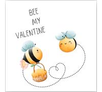 Valentines Day Love Card Anniversary Birthday Her Him Girlfriend Boyfriend Wife Husband Partner Couple Romantic Cute Sweetheart Note Unique Heartfelt Gift Message14x14 cm