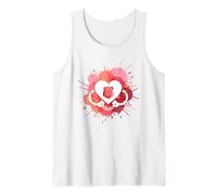 Valentines Day Love Heart Handcuffs Romantic Couple Tank Top