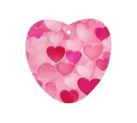Valentine's Day Love Hearts 1 PCS Car Air Freshener Hanging Aromatherapy Tablets Automotive Ornament for Auto Room Bathroom Bedside Love form