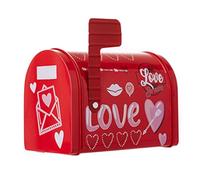 Valentine's Day Mailbox - Candy Gift Card Box Decor, Compact Mail Holder | Greeting Letter Storage for Classroom, Gift Card Display,