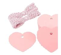 Valentine's Day Message Card Write Down Words To Her Heart. It Can As Decoration To Your Unique World For Two. (B, 6cm)