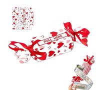 Valentine's Day Money-Box for Cash Gift, Pull Surprise Money-Gift Box for Her Him Presents, Funny Pull-Cash from Money-Case Novelty Festival Drawer Valentines Gifts (White)