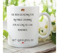 Valentine's Day Mug Prince Charming You'll Do Work Office Cup Gift WSDMUG456