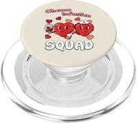 Valentines Day Nurse Chemo Infusion Squad Scrub Women Men PopSockets PopGrip for MagSafe