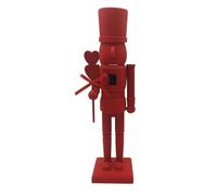 Valentine's Day Nutcracker - 14.2 Inch Wooden Heart-Shaped Soldier | Nutcracker Figurines, Holiday Home, Wooden Ornament, Party, Desk Shelf, Masterpiece
