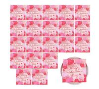 Valentines Day Paper Napkins - Ink Bleed Tablecloth Correction Solution, Romantic Hand Towel Style, 20-Count Festive Hearts + High-Absorbency Fiber, Luxury Grade Robust | for Party & Celebration