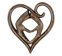 Valentine's Day Party Wall Art | Romantic Artistic Sculpture Handmade Heart Decorative Wall Ornaments | For Home Office Living Room Window Door Wedding