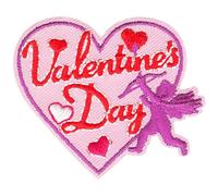 Valentine's Day Patch Valentine February 14th - Iron On Fun Patch
