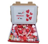Valentines Day Pick N Mix Sweets Gift Box Hamper Retro Sweet Present - Love Heart Sweets Wedding 425 Gram