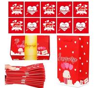 Valentine's Day Pop Out Box for Cash, Folding Pop Out Box for Cash, 10 x Folding Envelopes, Pop Out Valentine's Day Money Box, Couple Keepsake, Reusable Money Box for Love Party for Girlfriend