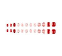 Valentine's Day Press On Nails Heart Designs False Nails Acrylic Stick On Nails Enhancing Your Styles Nails Accesories