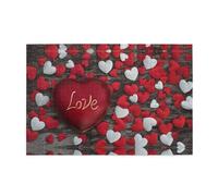 Valentine's Day Printed Adult Fun Puzzle wooden puzzle in a plastic box with letters printed on the back home decor party toy