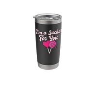 Valentine's Day Quote I'm A Sucker for You Couple Matching Stainless Steel Insulated Tumbler
