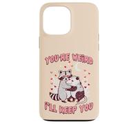 Valentines Day Raccoon Possum Funny Youre Weird Ill Keep You Case for iPhone 13 Pro Max