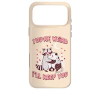 Valentines Day Raccoon Possum Funny Youre Weird Ill Keep You Case for iPhone 17 Pro Max