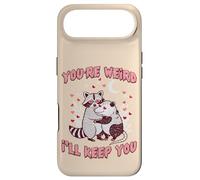 Valentines Day Raccoon Possum Funny Youre Weird Ill Keep You Case for iPhone Air