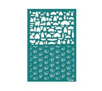 Valentines Day Silk Screen Stencils Meshes Transfers Reusable Printing for Earrings Making Reusable Earrings Printing Valentines Day Silk