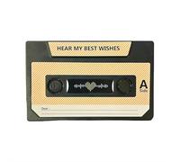 Valentines Day Voice Recordable Greeting Card - 60s Message Recorder Cassettes Talking Card, Voice Gift for Valentines, Birthday, Mother's Day, Father's Days, Anniversary (C)