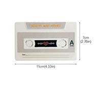 Valentines Day Voice Recordable Greeting Card - 60s Message Recorder Cassettes Talking Card, Voice Gift for Valentines, Birthday, Mother's Day, Father's Days, Anniversary (G)