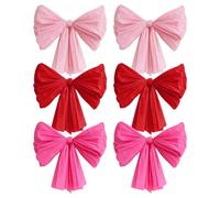 Valentines Day Wall Bows | Cute Giant DIY Party Background,Valentines Day Wall Bow Background | for Room Kitchen Classroom Bedroom Office
