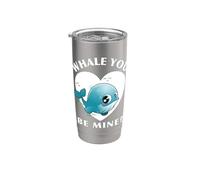 Valentines Day Whale You Be Mine Stainless Steel Insulated Tumbler