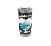 Valentines Day Whale You Be Mine Stainless Steel Insulated Tumbler