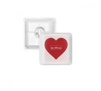 Valentine's Day White Be Mine PBT Keycaps for Mechanical Keyboard White OEM No Marking Print