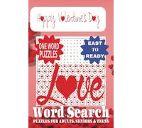 Valentine's Day Word Search Puzzle Book: Word Searches with Easy-to-Read Print about valentines day, Sweetheart, Love and More. |6x9 inches, 110 pages ... Gift for Vacations, Holidays and Free Times