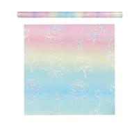 Valentine's Day Wrapping Sheet - Seasonal Iridescent Gradient Sheets Valentine's Day | Love Letters Packaging Sheet, Roll Holiday Packaging, Paper Packaging For