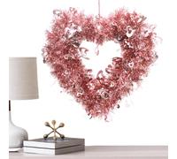 Valentine's Day Wreath for Gateway, Crown De Coeur De Saint-Valentin-Porte Crown In Red Crown Valentine's Day Wreath | Home Decoration with Rope, Garlands