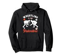 Valentine's Day Wrestling is My Valentine Pullover Hoodie