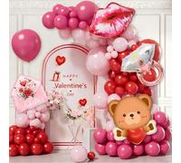 Valentines Decorations, Seutgjie Valentine Balloon Kit Proposal Engagement Birthday Anniversary Valentines Party Supplies