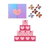 Valentines Folding Bounce Box - Proposal Supplies, Red Envelope Box | Surprise Pop Up Paper Accessory, Romantic Creative Greeting Card Gift Presentation For Spouses Boyfriends